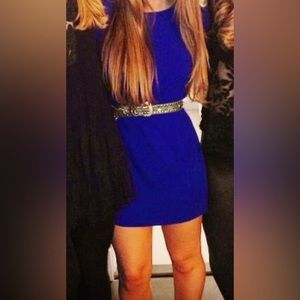 Blue forever 21 mini dress